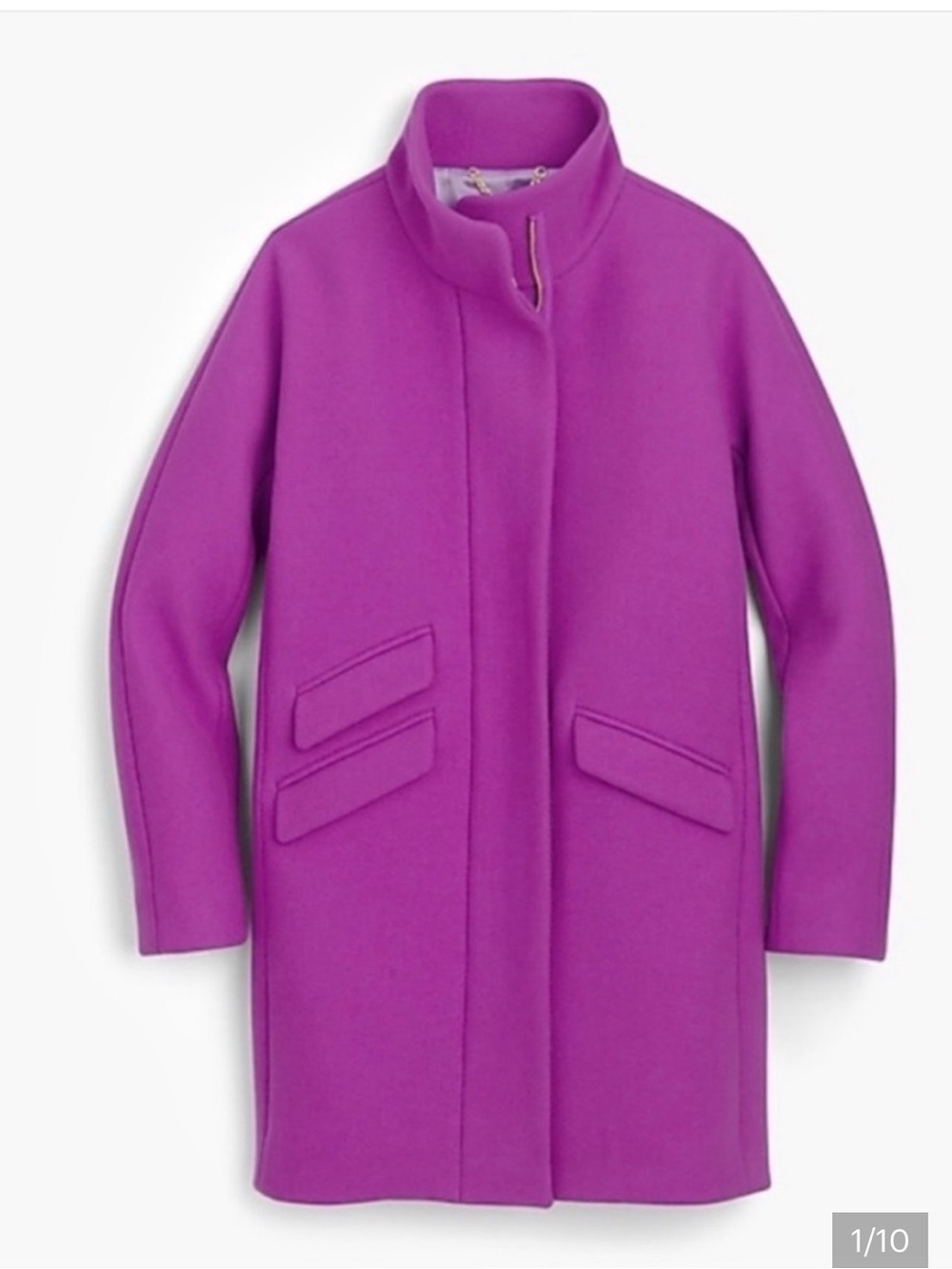 J. Crew  Italian wool cocoon coat